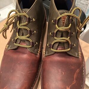 Clarks Two-Tone Leather Chukka Boots